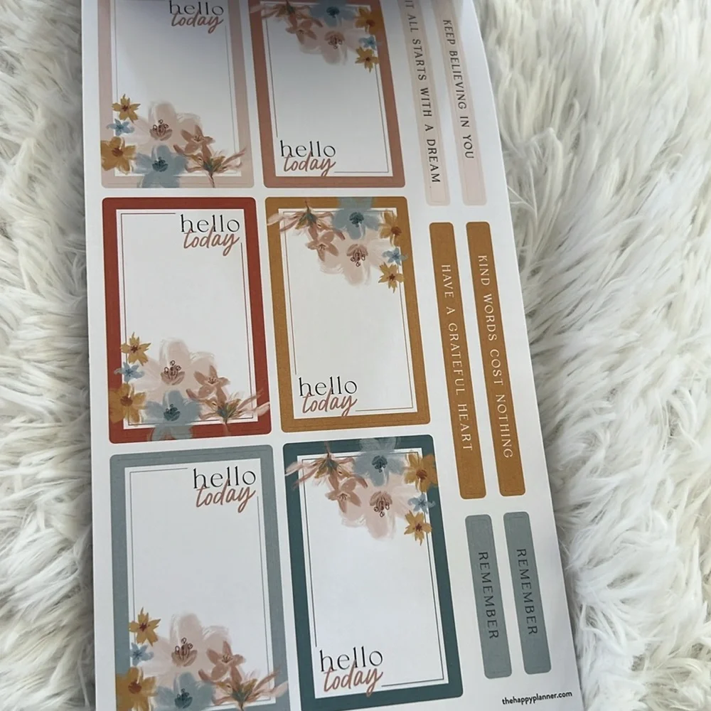 Happy Planner Classic Sticker Sheets - Softly modern 746